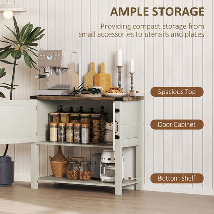 Buffet de cuisine rustique style fermette