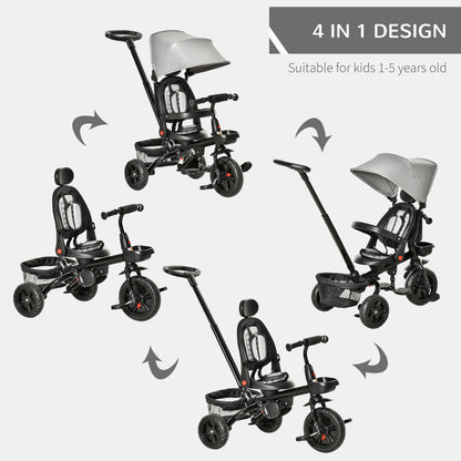 Tricycle évolutif 5-en-1 pour tout-petits