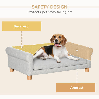 Sofa pour animaux moderne avec coussin amovible