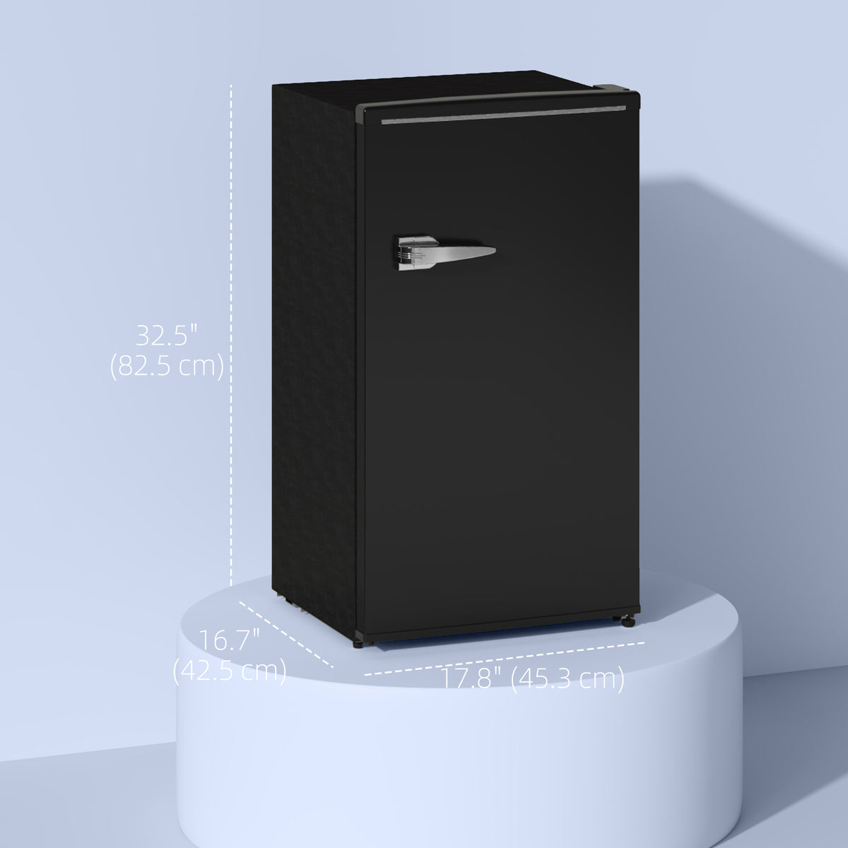 Mini réfrigérateur rétro compact 85 L