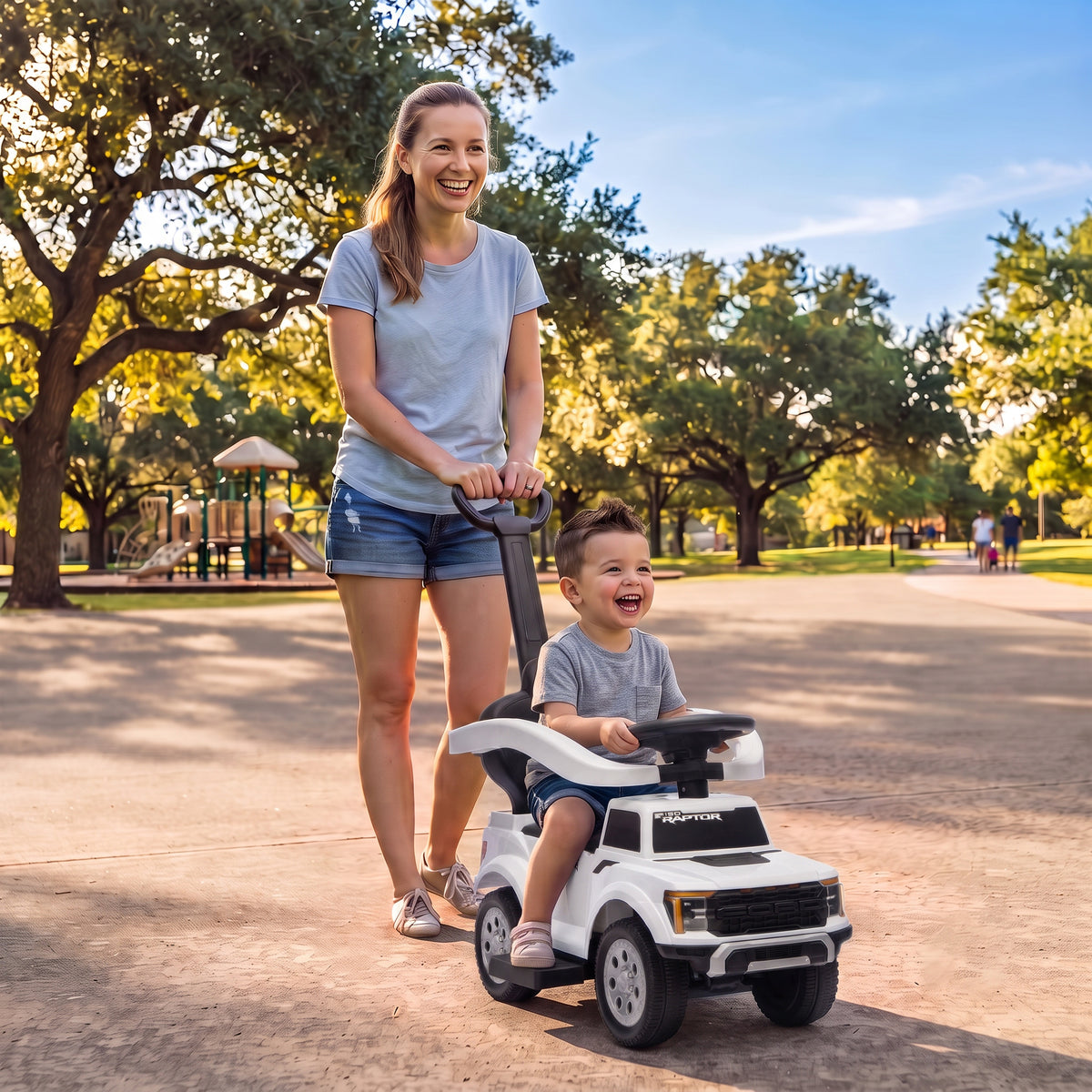 Voiture pousseur 3-en-1 pour tout-petits