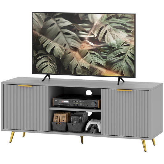 Meuble télé moderne avec rangement 55 pouces