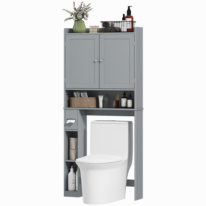 Meuble de rangement au-dessus des toilettes moderne