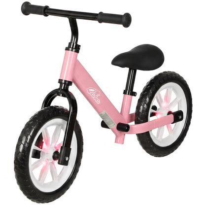Vélo d'équilibre pour tout-petits avec roues lumineuses