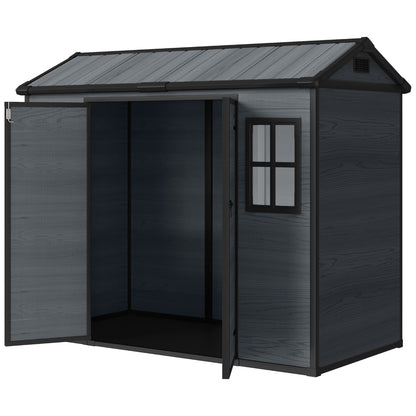 Cabanon de jardin plastique 8 x 4 pi — gris