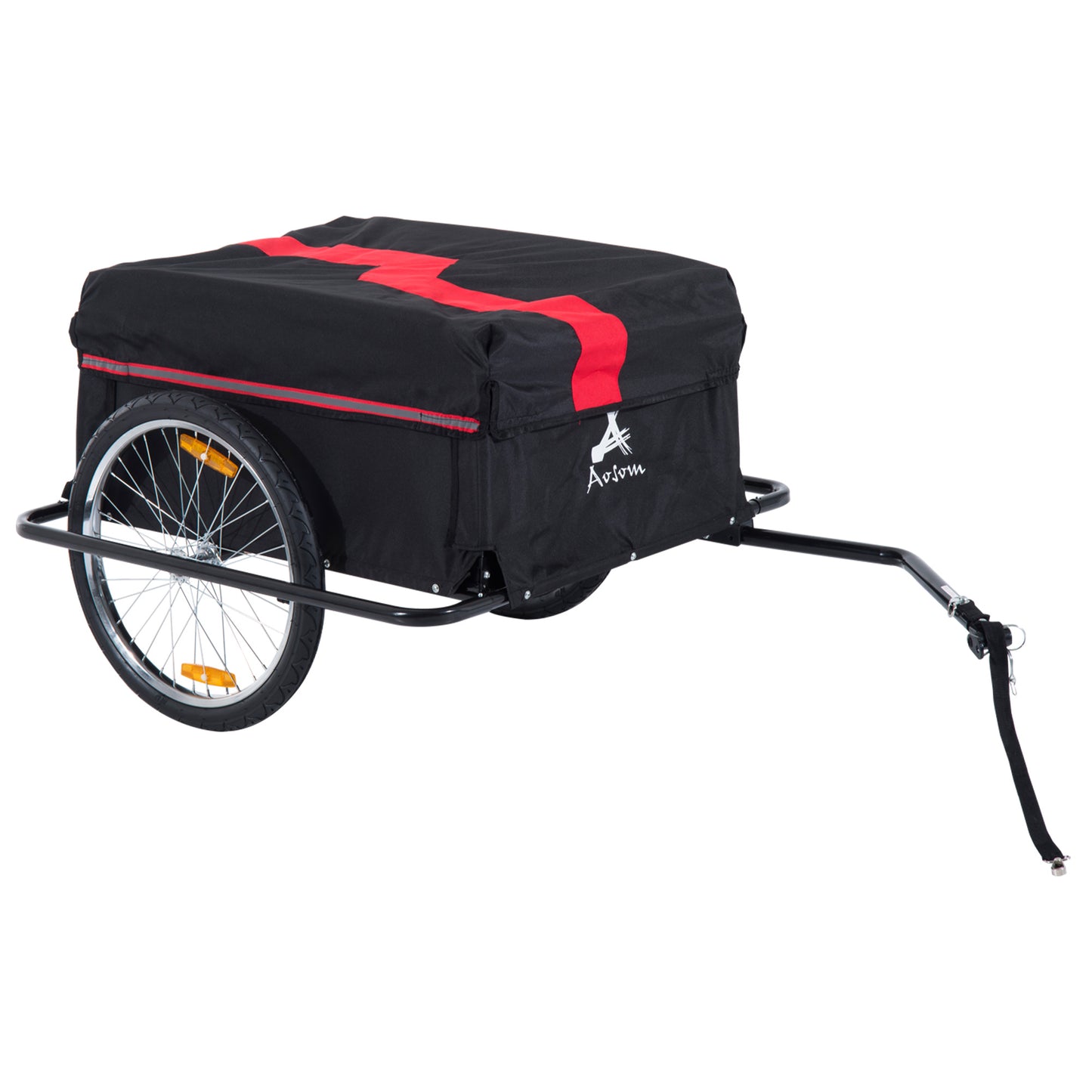 Remorque vélo cargo pliable avec housse amovible