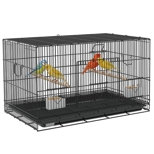 Grande cage pour oiseaux en acier