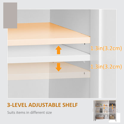 Buffet moderne avec portes shaker et tablettes ajustables
