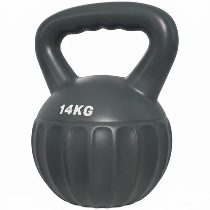 Kettlebell antidérapant 14 kg pour entraînement à domicile