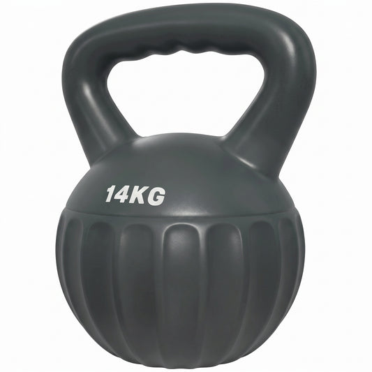 Kettlebell antidérapant 14 kg pour entraînement à domicile