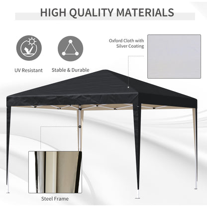 Tente de jardin pop up 3 x 3 m avec sac de transport