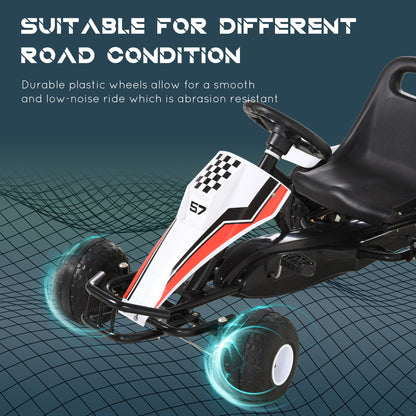 Kart à pédales pour enfants style course