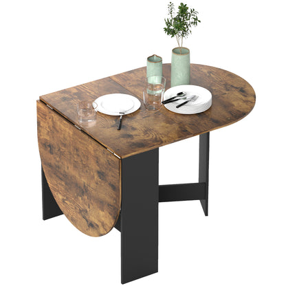 Table à manger pliante ovale