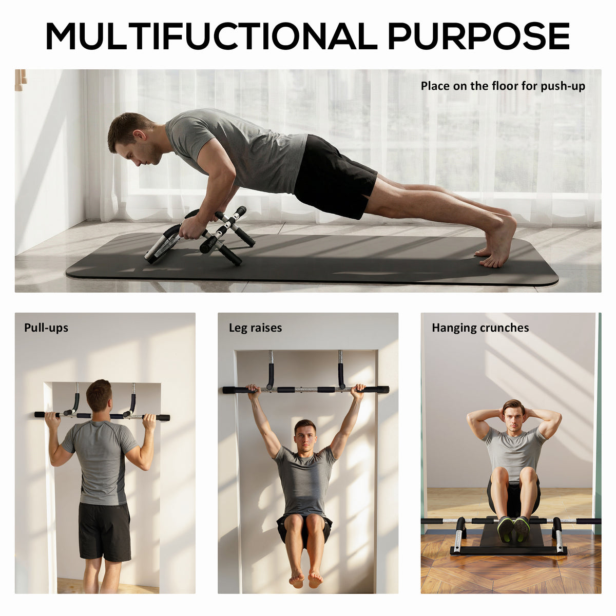 Barre de traction pour cadre de porte