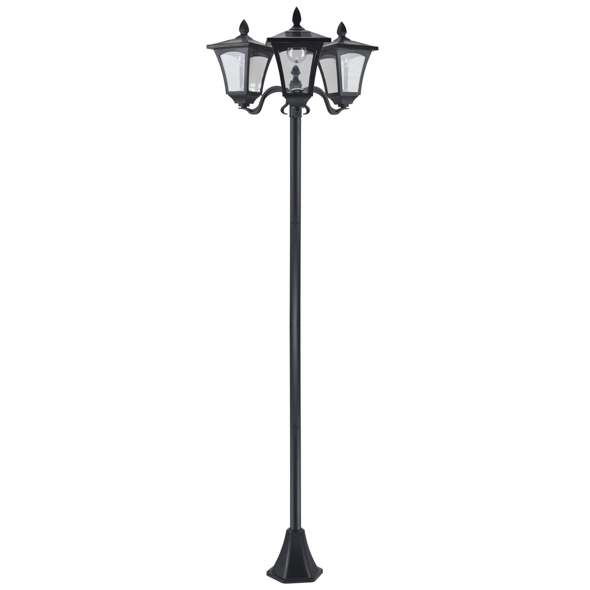 Lampadaire solaire vintage pour jardin, allée et sentier