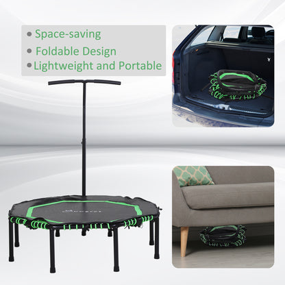 Mini trampoline pliable avec barre réglable 122 cm
