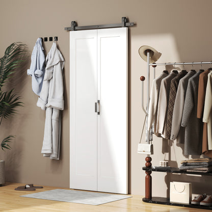 Porte coulissante pliante 35 po x 83 po