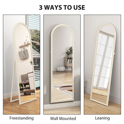 Miroir pleine longueur arqué sur pied 163 cm