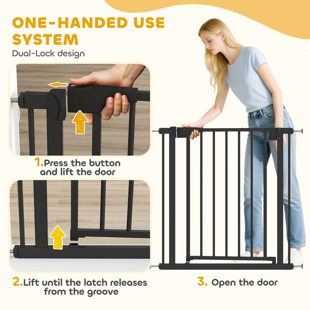Barrière de sécurité pour bébé et animaux