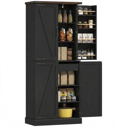 Armoire-garde-manger style fermette 183 cm