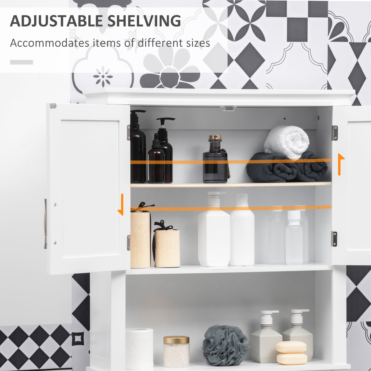 Meuble de rangement pour toilette en bois d'ingénierie