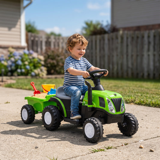 Tracteur électrique pour enfants avec remorque