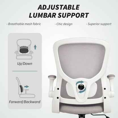 Chaise de bureau ergonomique mailles 4D lombaires