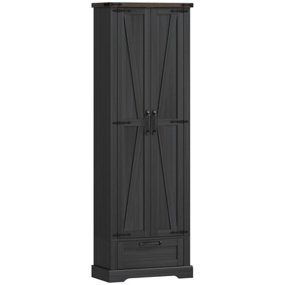 Armoire de cuisine garde-manger en bois d'ingénierie 60 x 30 x 180 cm