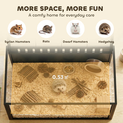 Cage hamster spacieuse cadre acier 105 cm