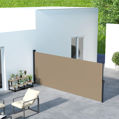 Auvent rétractable latéral 4m x 1,8m pour terrasse