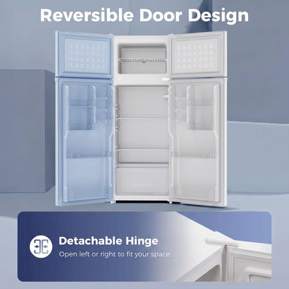 Mini-réfrigérateur compact avec congélateur double zone 218 L
