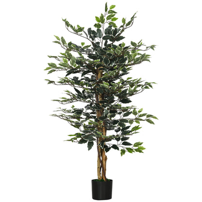 Ficus artificiel décoratif en pot