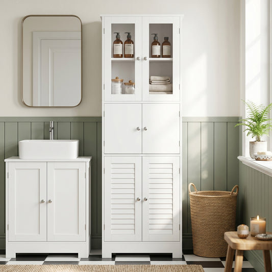 Meuble de salle de bain sur pied en bois d'ingénierie