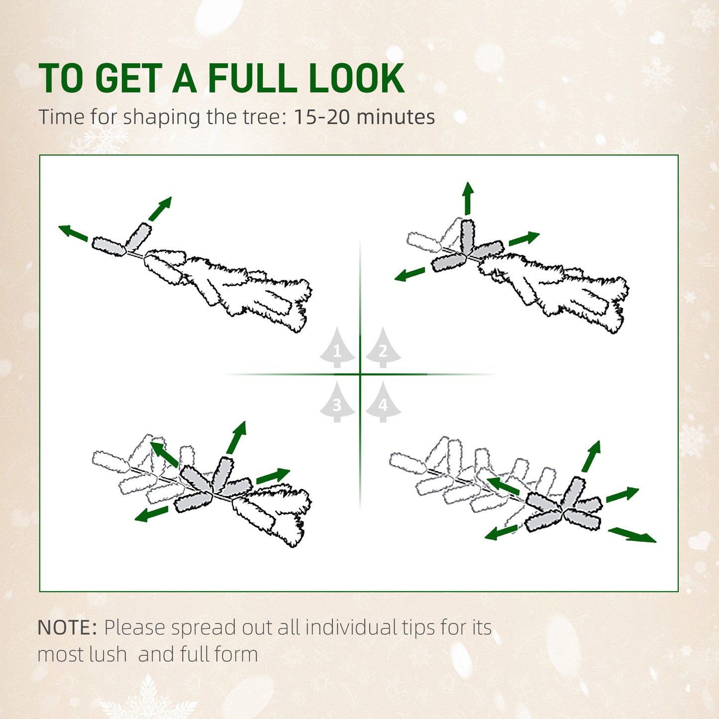 Sapin de Noël artificiel mince enneigé avec lumières DEL