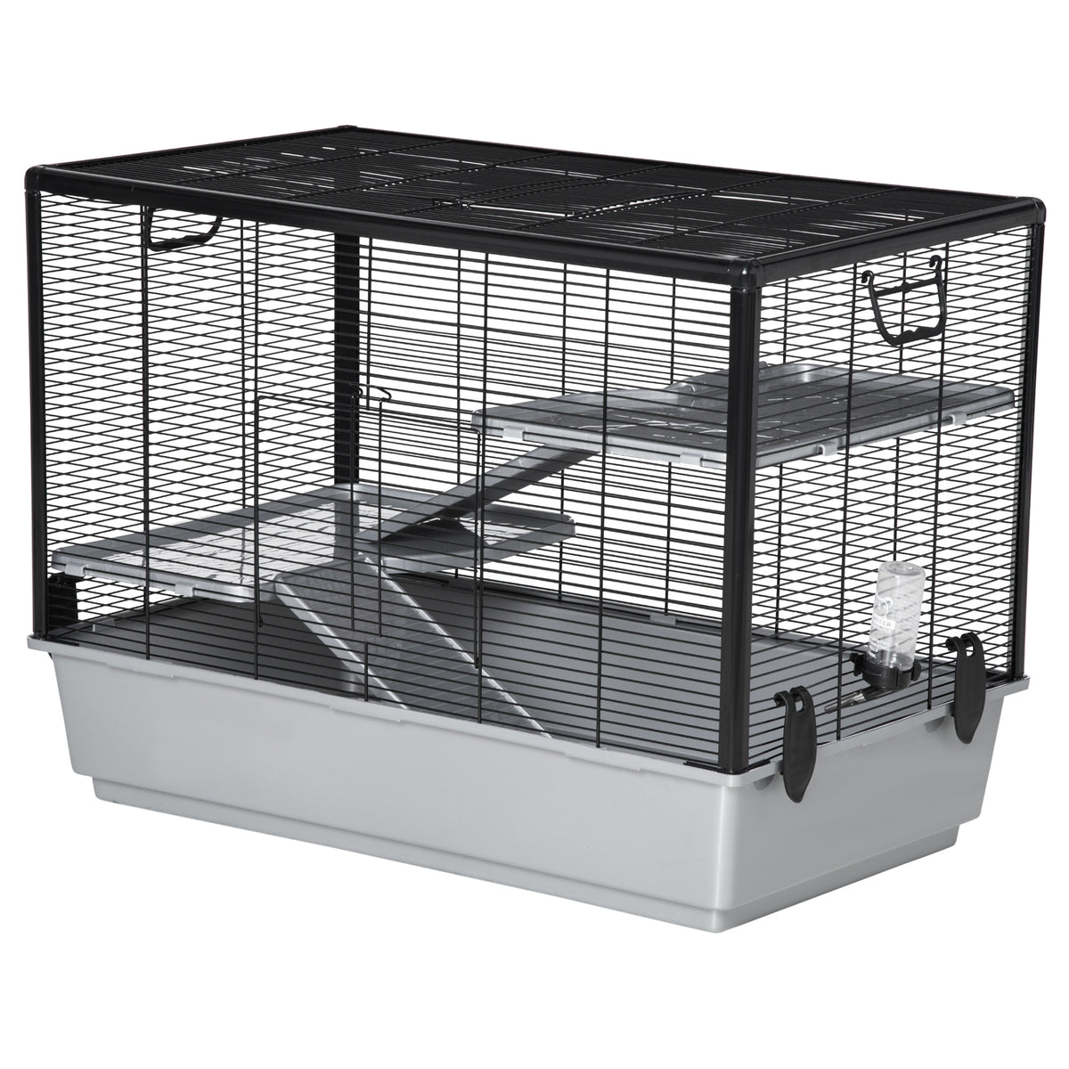 Cage à hamster à 3 niveaux pour petits animaux