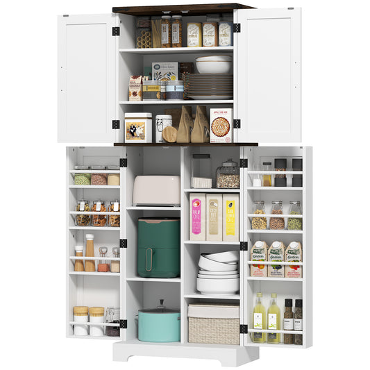 Armoire de cuisine haute avec clayettes ajustables