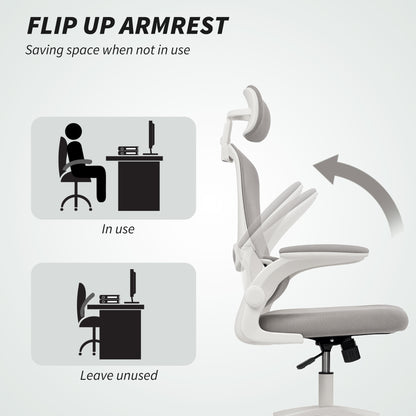Chaise bureau ergonomique dossier haut appui-tête rotatif