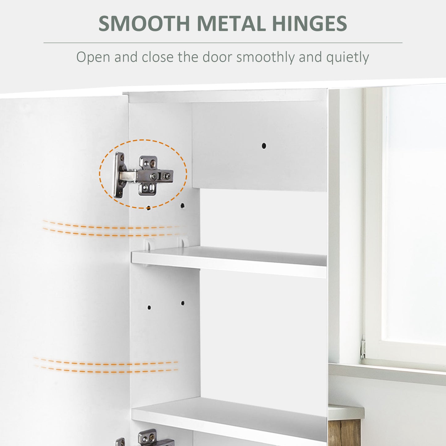 Armoire murale salle de bain miroir double portes