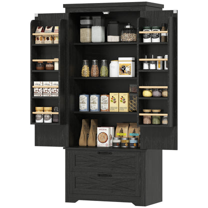 Armoire de cuisine style fermette portes grange