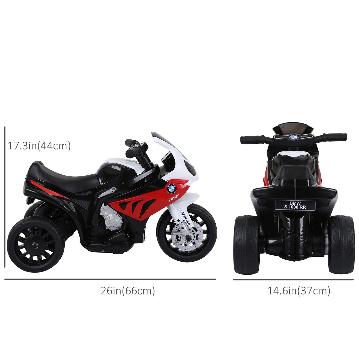 Moto électrique BMW S1000RR pour tout-petits 18-36 mois