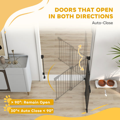 Barrière pour chien ajustable sans seuil