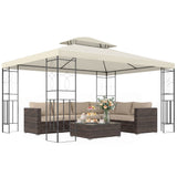 Gazebo acier double toit ventilé 10x13pi