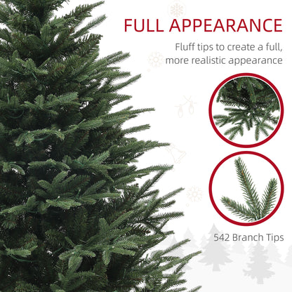 Sapin de Noël artificiel pré-éclairé 152 cm — vert