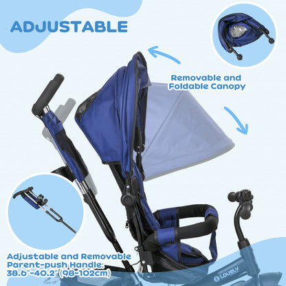 Tricycle évolutif 6 en 1 pour tout-petits 1-5 ans