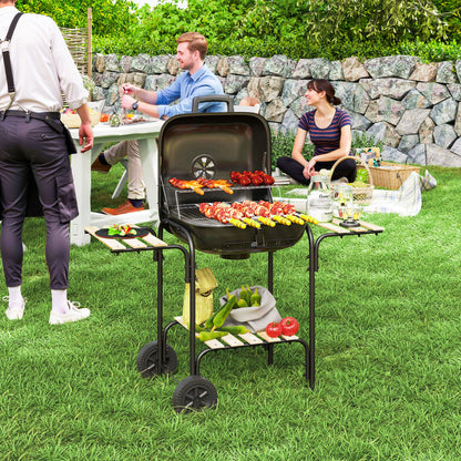 BBQ au charbon portable avec grille de 1840 cm²