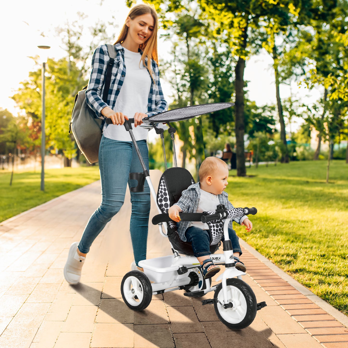 Tricycle évolutif 6-en-1 pour tout-petits