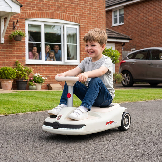 Voiture électrique tortillard pour enfants à deux vitesses