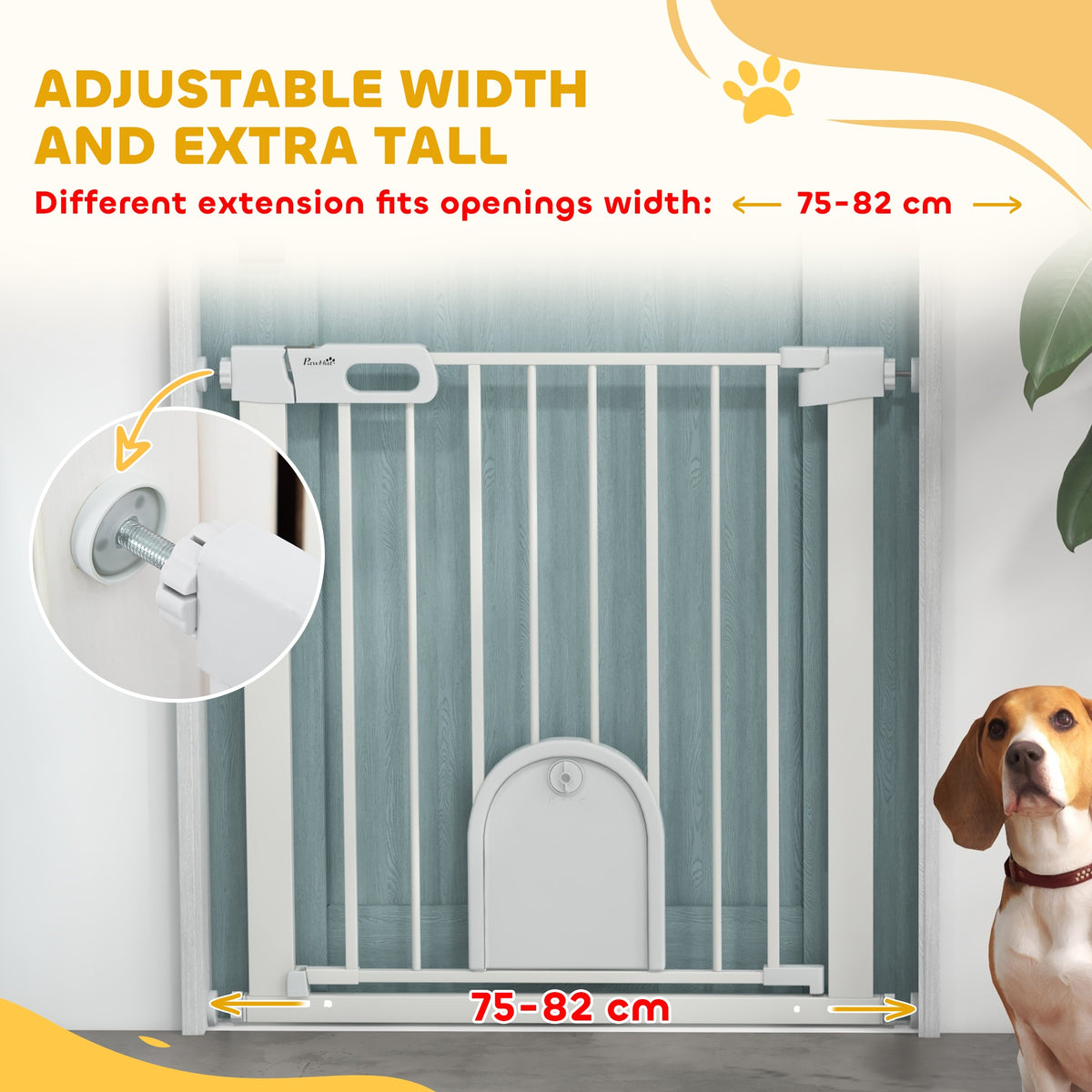 Barrière de sécurité pour animaux extra large réglable