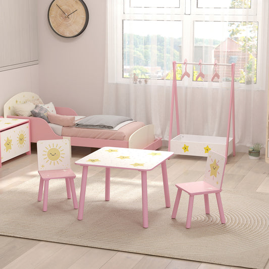 Ensemble table et chaises pour enfants — Lot de 3