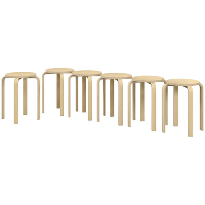 Chaises empilables rondes set de 4